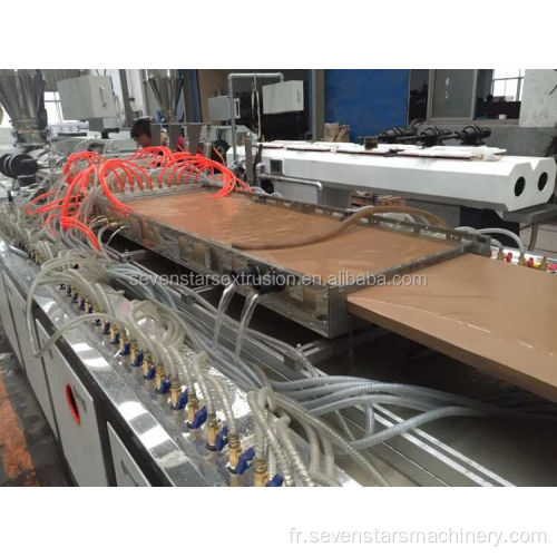 Haute qualité de WPC PVC Foam Door Panel Panel Extrusion Production Machine Machine For Hot Sale